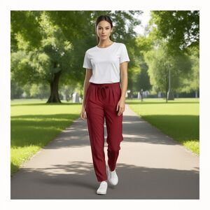 Alfred Dunner Ladies Rust Pull On Pants SZ 16  Soft Suede Like